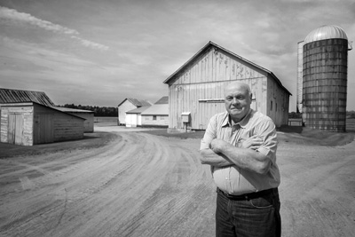 William Pitney shows off the farm his family has owned since 1862 at the western edge of Saratoga Springs. Pitney is working with a new nonprofit group to turn the property into a community hub for producing local food and learning about agriculture. Joan K. Lentini photo