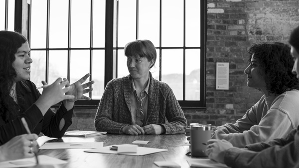 Artists take part in a 2023 workshop hosted by the Assets for Artists program at the Massachusetts Museum of Contemporary Art in North Adams. This fall, the museum’s professional development program will become an independent nonprofit organization serving all of New England Photo courtesy of Mass MoCA