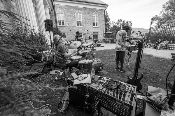 A performance by Robanic with the Caribbean Sounds, held in late June, is part of a Friday evening Concerts in the Courtyard series at the Bennington Museum. George Bouret photo